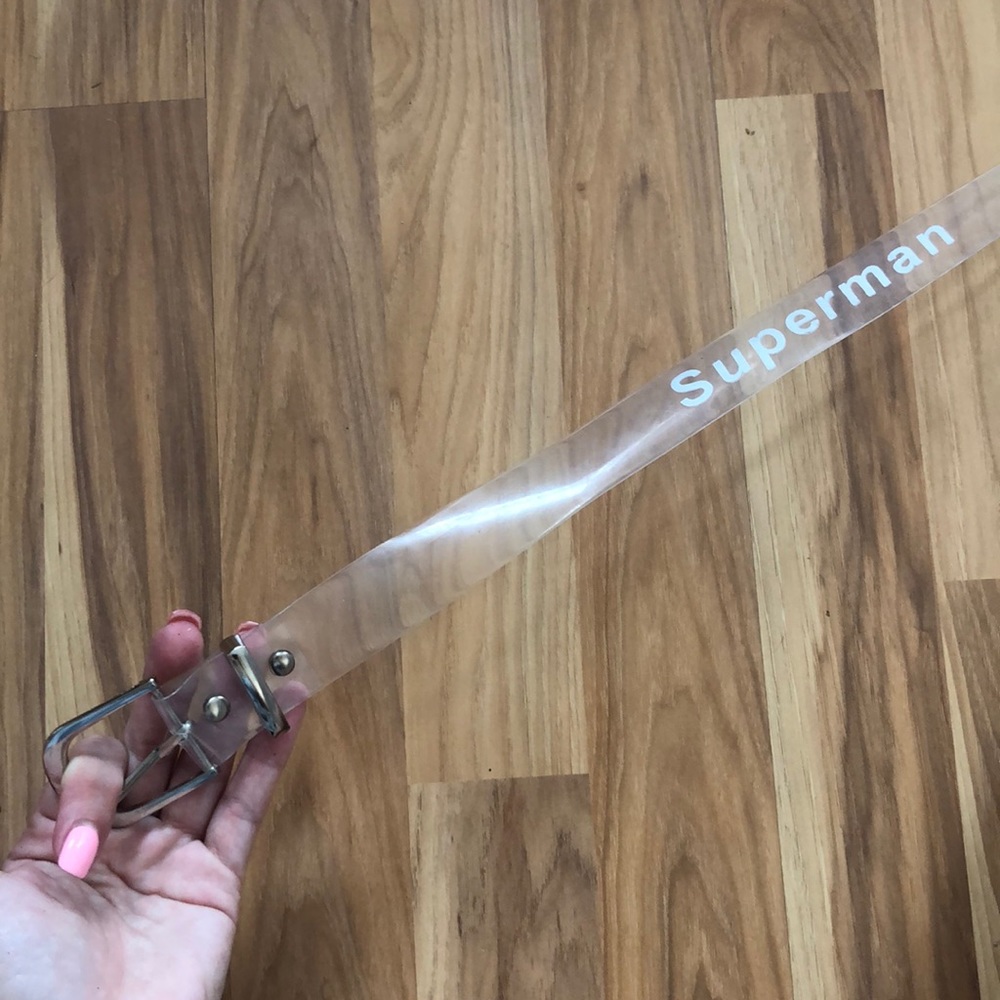 Clear Superman belt